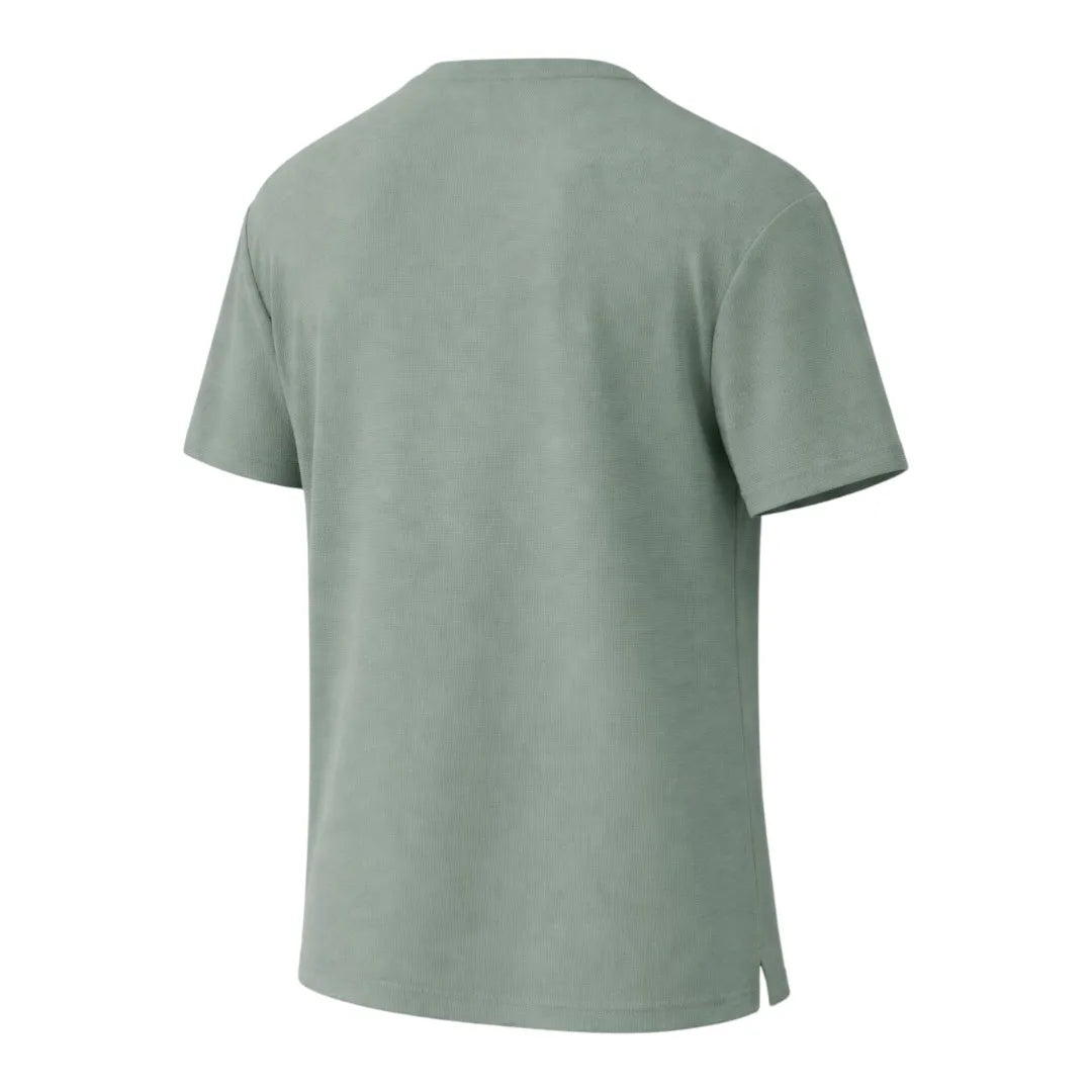 Brevil V-Neck Casual Shirt for Men – Sage Green |Regular Fit | Medium (M)
