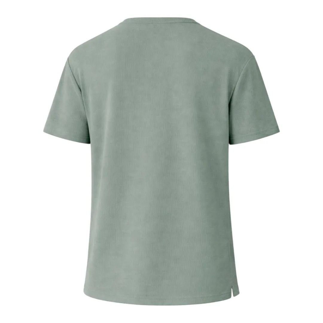 Brevil V-Neck Casual Shirt for Men – Sage Green |Regular Fit | Medium (M)